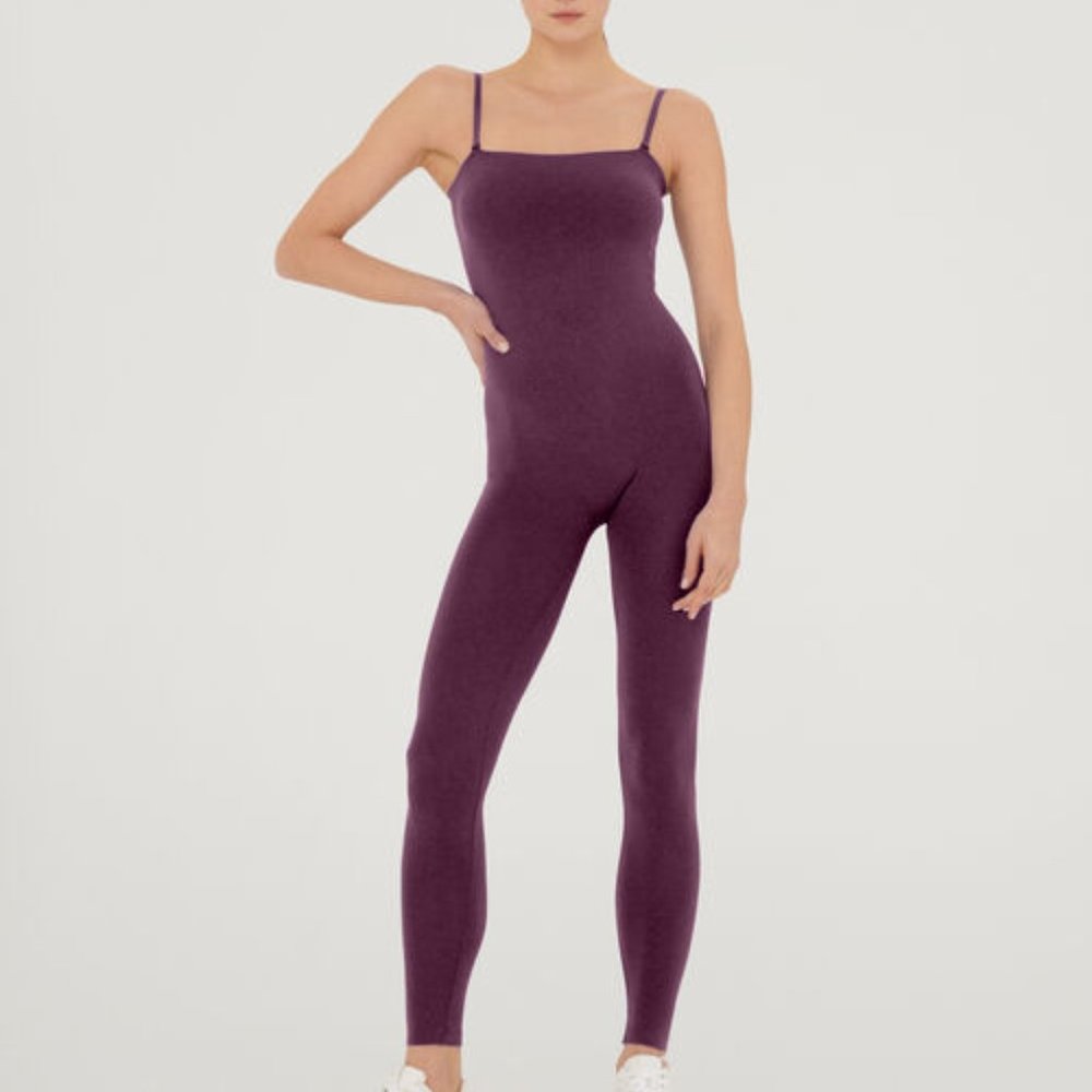 Wolford Shiny Jumpsuit Catsuit Color: Mineral Red / Pink Size: Small 57155 - 36